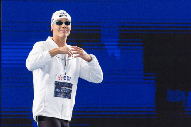 European Aquatics Championships Swimming Day 5 David Popovici during European Aquatics Championships Swimming Day 5 in Paris, France, on August 14, 2026 Paris France  Copyright: xFotoxOlimpikx originalFilename:jastrzebowski-european260814_npmOy