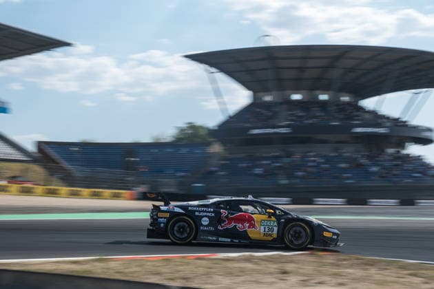 August 14, 2026, GER, Motorsports, ADAC DTM, 2026 Season, Nürburgring, Luca Engstler, Germany, Team Abt Sportsline Red Bull, Lamborghini Temerario GT3, 130 at the Mercedes Arena, Nürburg, Nürburgring, Rhineland-Palatinate, Germany Copyright: xnordphotoxGmbHx xKnabx