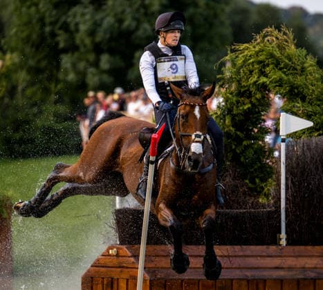 August 15, 2026: Libussa Lubbecke of Germany, riding Caramia, competes in the Eventing Cross Country on Day 5 of the 2026 FEI World Championships on August 15, 2026 in Aachen. Photo by Emma Wallskog. BILDBYRAN code EW EW0685 equestrian sports riding 2026 World Championships 2026 FEI World Championships bbeng equestrian sports World Championships eventing cross-country  Copyright: EMMAxWALLSKOG BB260815EW012