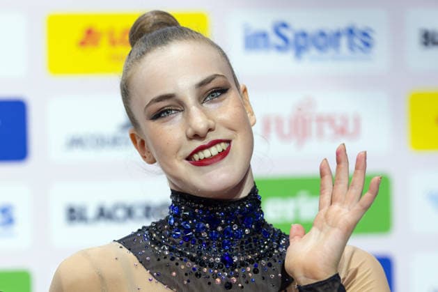 World Rhythmic Gymnastics Championships Darja Varfolomeev Germany World Rhythmic Gymnastics Championships from August 11 to 16 at the Festhalle in Frankfurt am Main Individual All-Around Final, Places 1 through 9, Frankfurt am Main, Hesse, Germany, Festhalle