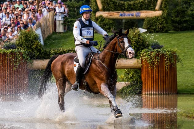 August 15, 2026: Christoffer Forsberg of Sweden, riding Hippo’s Sapporo, competes in the Eventing Cross Country on Day 5 of the 2026 FEI World Championships on August 15, 2026 in Aachen. Photo by Emma Wallskog. BILDBYRAN code EW EW0685 equestrian sports riding 2026 World Championships 2026 FEI World Championships bbeng equestrian sports World Championships eventing cross-country Sweden  Copyright: EMMAxWALLSKOG BB260815EW028