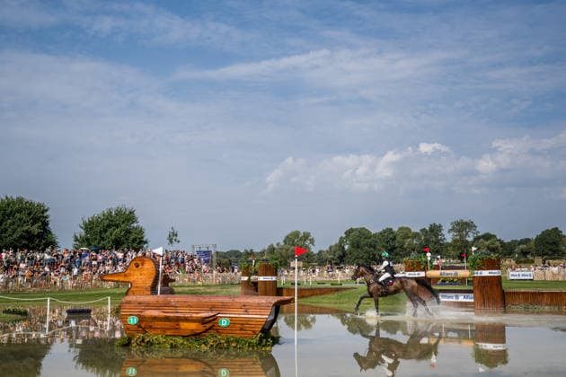 August 15, 2026: Matej Sukdolak of the Czech Republic, riding Qaid, competes in the Eventing Cross Country on Day 5 of the 2026 FEI World Championships in Aachen. 2026 in Aachen. Photo by Emma Wallskog. BILDBYRAN code EW EW0685 equestrian sports 2026 World Championships 2026 FEI World Championships BBENG equestrian sports World Championships eventing cross-country  Copyright: EMMAxWALLSKOG BB260815EW035