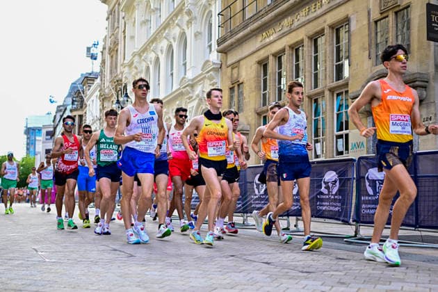Leo KOEPP Germany, LG Nord Berlin, Men s Half Marathon Race Walk GBR, European Athletics Championships, Track and Field, August 15, 2026, GBR, European Athletics Championships, Track and Field, August 15, 2026, Birmingham Copyright: xEibnerxPressefoto JanxPapenfussx EP_JPS
