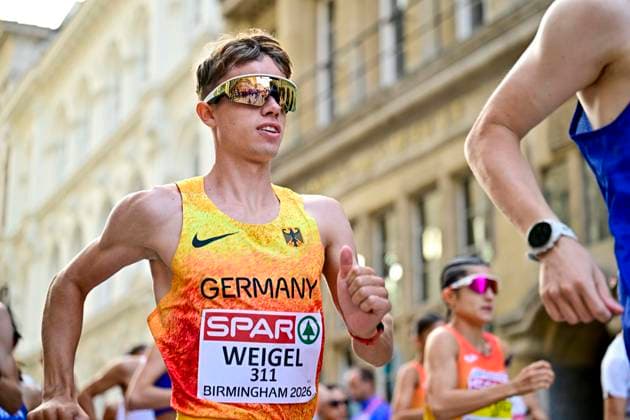 Frederick WEIGEL Germany, OSC Potsdam, Men s Half Marathon Race Walk GBR, European Athletics Championships, Track and Field, August 15, 2026, GBR, European Athletics Championships, Track and Field, August 15, 2026, Birmingham Copyright: xEibnerxPressefoto JanxPapenfussx EP_JPS