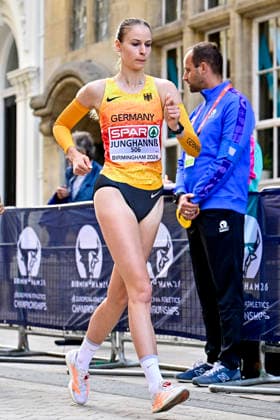 Ada JUNGHANNSS Germany, Erfurt LAC, Women s Marathon Race Walk GBR, European Athletics Championships, Athletics, August 15, 2026, GBR, European Athletics Championships, Athletics, August 15, 2026, Birmingham Copyright: xEibnerxPressefoto JanxPapenfussx EP_JPS