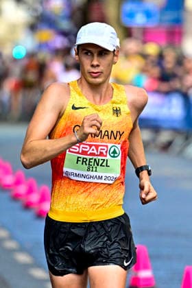 Johannes FRENZEL Germany, Eintracht Frankfurt, Men s Marathon Race Walk GBR, European Athletics Championships, Track and Field, August 15, 2026, GBR, European Athletics Championships, Track and Field, August 15, 2026, Birmingham Copyright: xEibnerxPressefoto JanxPapenfussx EP_JPS