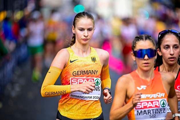 Ada JUNGHANNSS Germany, Erfurt LAC, Women s Marathon Race Walk GBR, European Athletics Championships, Athletics, August 15, 2026, GBR, European Athletics Championships, Athletics, August 15, 2026, Birmingham Copyright: xEibnerxPressefoto JanxPapenfussx EP_JPS