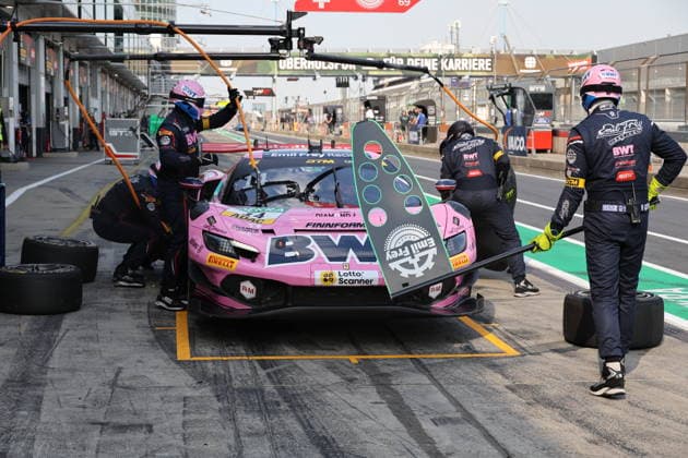 Pit Lane Scenes at the Nürburgring: 14 Matteo Cairoli (ITA), Ferrari 296 GT3, Team Emil Frey Racing (CHE GER), Motorsports, DTM 2026, Race 11, Practice, Friday, Nürburgring, Nürburg, Rhineland-Palatinate, August 14, 2026 GER, Motorsports, DTM 2026, Race 11, Practice, Friday, Nürburgring, Nürburg, Rhineland-Palatinate, August 14, 2026, Nürburg Copyright: xEibner-Pressefoto JuergenxAugstx EP_JAT