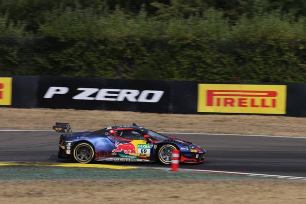 Nürburg, Germany, August 15–16, 2026; 2026 DTM Nürburgring Qualifying, Saturday; Pictured: Thierry Vermeulen (NED 69) takes off at the chicane; Nürburgring, Rhineland-Palatinate Copyright: xFotostandx xFWMEDIAx