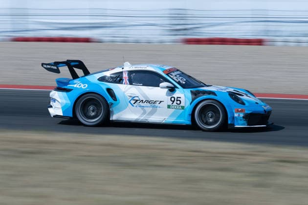Nürburg, Germany, August 15–16, 2026 Porsche Sixt Carrera Cup Germany 2026 Nürburgring Saturday Race Pictured: Joseph Warhurst, UK, Target Copyright: xFotostandx xManfredxStiebertx