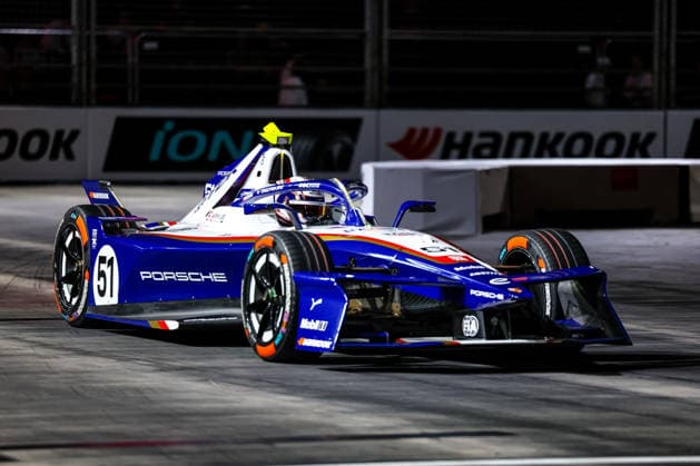 Nico Mueller, Porsche Formula E Team, 51 during qualifying, ABB FIA Formula E World Championship, 2026 London e-Prix, United Kingdom, Season 12 (2025–26), Round 16, July 15, 2026, ABB FIA Formula E World Championship, London e-Prix 2026, United Kingdom, Season 12 (2025–26), Round 16, July 15, 2026, London Copyright: xEibner-Pressefoto LauraxRoemerx EP_LRR