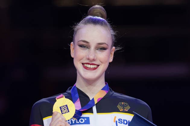 World Rhythmic Gymnastics Championships Darja Varfolomeev Germany World Rhythmic Gymnastics Championships from August 11 to 16 at the Festhalle in Frankfurt am Main Individual All-Around Final, Places 1 through 9, Frankfurt am Main, Hesse, Germany, Festhalle