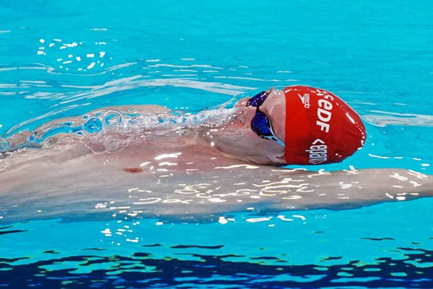 Oliver Morgan from GB at the Swimming European Aquatics Championships Paris 2026, Paris, August 15, 2026 .  Copyright: xGianxMattiaxD Alberto LaPressex