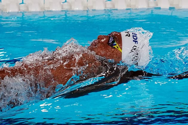 Yohann Ndoye Brouard from France at the Swimming European Aquatics Championships Paris 2026, Paris, August 15, 2026 .  Copyright: xGianxMattiaxD Alberto LaPressex