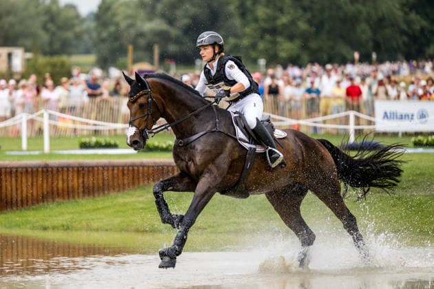 August 15, 2026: Julia Krajewski of Germany, riding Uelzener’s Nickel, competes in the Eventing Cross Country on Day 5 of the 2026 FEI World Championships on August 15, 2026 in Aachen. Photo by Emma Wallskog. BILDBYRAN code EW EW0685 equestrian sports riding 2026 World Championships 2026 FEI World Championships bbeng equestrian sports World Championships eventing cross-country  Copyright: EMMAxWALLSKOG BB260815EW054