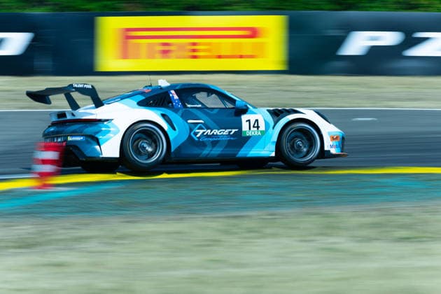 Nürburg, Germany, August 15–16, 2026 Porsche Sixt Carrera Cup Germany 2026 Nürburgring Saturday Race Pictured: Caleb Sumich Target Copyright: xFotostandx xManfredxStiebertx