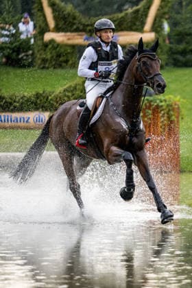 August 15, 2026: Michael Jung of Germany, riding his horse fischerChipmunk, competes in the Eventing Cross Country on Day 5 of the 2026 FEI World Championships on August 15, 2026 in Aachen. Photo by Emma Wallskog, BILDBYRAN, code EW EW0685. equestrian sports, riding, 2026 World Championships, 2026 FEI World Championships, BBENG, equestrian sports, World Championships, eventing, cross-country  Copyright: EMMAxWALLSKOG BB260815EW071
