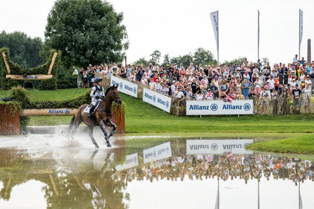 August 15, 2026: Rosalind Canter of Great Britain, riding Lordships Graffalo, competes in the Eventing Cross Country on Day 5 of the 2026 FEI World Championships on August 15, 2026 in Aachen. Photo by Emma Wallskog. BILDBYRAN code EW EW0685 equestrian sports riding 2026 World Championships 2026 FEI World Championships bbeng equestrian sports World Championships eventing cross-country  Copyright: EMMAxWALLSKOG BB260815EW078
