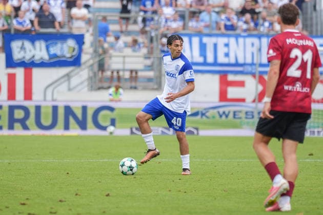 German Soccer, 3rd Division, Matchday 2, Hänsch Arena, SV Meppen vs. SG Sonnenhof Großaspach, Niclas Nadj (SV Meppen), 40 Copyright: xMichelxWittex