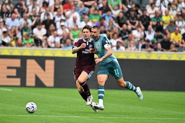 Football, friendly match, Borussia Mönchengladbach v Aston Villa