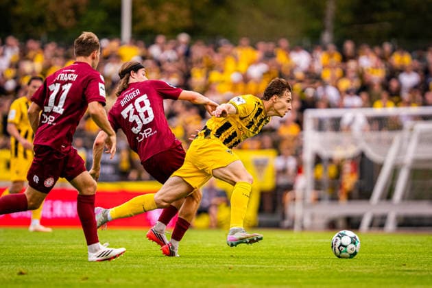 Daniel Starodid Alemannia Aachen, 09 vs. Broeger SC Fortuna Cologne, 38 SC Fortuna Cologne vs. Alemannia Aachen, Soccer, 3rd Division, Matchday 2, 2026–2027 Season, August 15, 2026 DFB regulations prohibit any use of photographs as image sequences and or quasi-video SC Fortuna Cologne vs. Alemannia Aachen, soccer, 3rd Division, Matchday 2, 2026–2027 Season, August 15, 2026, Cologne Copyright: xEibner-Pressefoto J.xDerondeaux EP_JDU