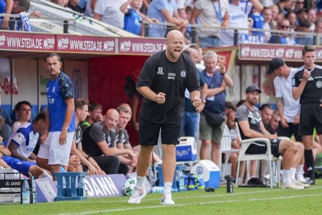 German Soccer, 3rd Division, Matchday 2, Hänsch Arena, SV Meppen vs. SG Sonnenhof Großaspach; Lucas Beniermann, Coach, SV Meppen Copyright: xMichelxWittex