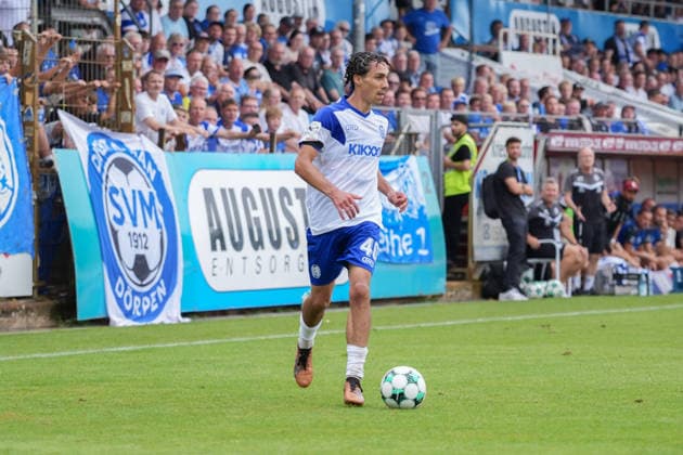 German Soccer, 3rd Division, Matchday 2, Hänsch Arena, SV Meppen vs. SG Sonnenhof Großaspach Niclas Nadj, SV Meppen, 40 Copyright: xMichelxWittex