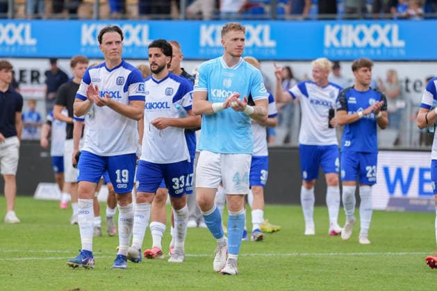 German Soccer, 3rd Division, Matchday 2, Hänsch Arena, SV Meppen vs. SG Sonnenhof Großaspach Julius Pünt (SV Meppen), 44, Luis Sprekelmeyer (SV Meppen), 19, Richard Meier (SV Meppen), 13 Copyright: xMichelxWittex