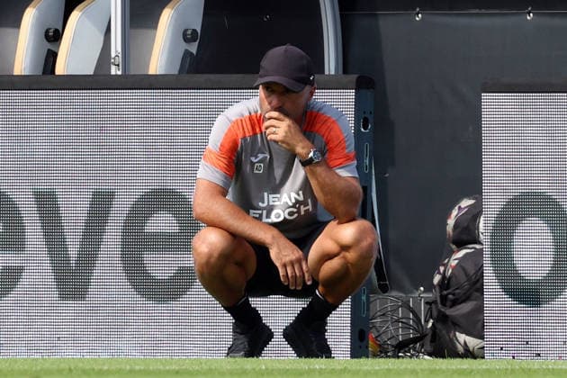 August 15, 2026, xrekx, Soccer Friendly Match, SV Elversberg vs. FC Lorient, Coach: Alexandre Dujeux, FC Lorient. DFL and DFB regulations prohibit any use of photographs as image sequences and or quasi-video. Elversberg