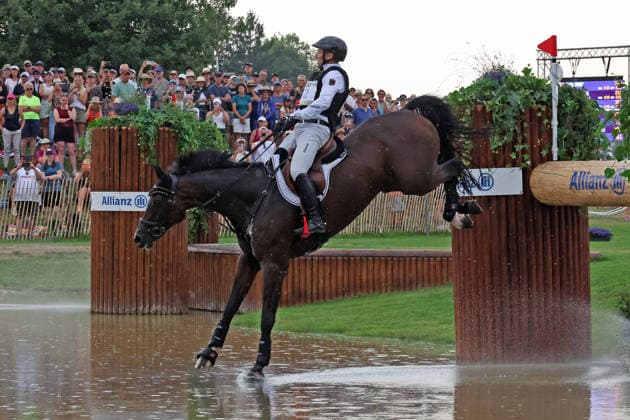 Michael Jung GER, Germany, riding fischerChipmunk FRH, Chipmunk FRH, Eventing Cross Country, FEI Eventing World Championship, DHL Prize, Individual and Team, Cross Country Test, Cross Country, AACHEN FEI World Championships 2026, World Equestrian Festival, 2026 World Equestrian Championships, Aachen 2026, Welcome Home 2026, Aachen Soers, August 11–23, 2026, Equestrian Sports, August 15, 2026, Aachen Soers, Germany