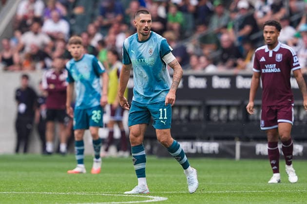 August 15, 2026, xydrx, Men s, Soccer, Season Opener, Borussia Mönchengladbach vs. Aston Villa, 2026–2027 Season, ista, Borussia Park, Tim Kleindienst, Borussia Mönchengladbach, 11. DFB regulations prohibit any use of photographs as image sequences and or quasi-video Copyright: HMBxMedia YannisxDreimann