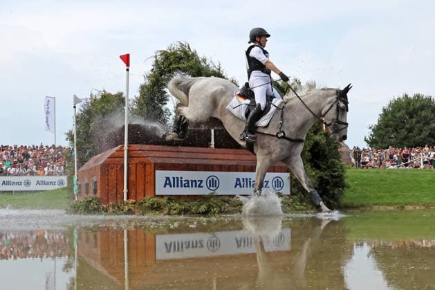 Malin Hansen Hotopp GER, Germany, with horse Carlitos Quidditch K, Eventing Dressage, FEI Eventing World Championship, DHL Prize, Individual and Team, Cross-Country, Cross-Country Stage, Cross Country, AACHEN FEI World Championships 2026, World Equestrian Festival, 2026 World Equestrian Championships, Aachen 2026, Welcome Home 2026, Aachen Soers, August 11–23, 2026, Equestrian Sports, August 15, 2026, Aachen Soers, Germany