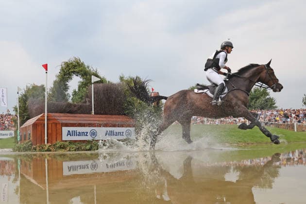 Julia Krajewski GER, Germany, riding Uelzeners Nickel, Nickel, Eventing Dressage, FEI Eventing World Championship, DHL Prize, Individual and Team, Cross-Country, Cross-Country Stage, Cross Country, AACHEN FEI World Championships 2026, World Equestrian Festival, 2026 World Equestrian Championships, Aachen 2026, Welcome Home 2026, Aachen Soers, August 11–23, 2026, Equestrian Sports, August 15, 2026, Aachen Soers, Germany