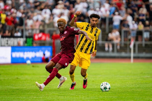 SC Fortuna Cologne vs. Alemannia Aachen, Soccer, 3rd Division, Matchday 2, 2026–2027 Season, August 15, 2026 DFB regulations prohibit any use of photographs as image sequences and or quasi-video SC Fortuna Cologne vs. Alemannia Aachen, Soccer, 3rd Division, Matchday 2, 2026–2027 Season, August 15, 2026, Cologne Copyright: xEibner-Pressefoto J.xDerondeaux EP_JDU