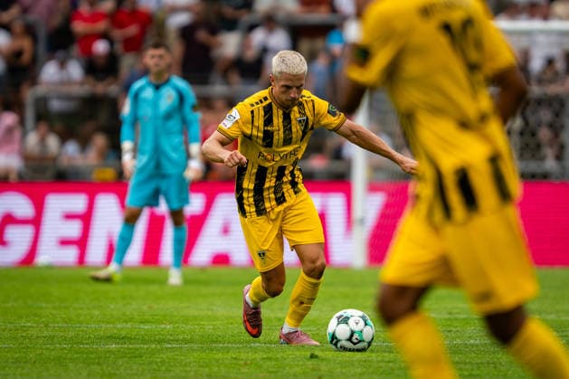 Lukas Scepanik, Alemannia Aachen, 07 SC Fortuna Cologne vs. Alemannia Aachen, Soccer, 3rd Division, Matchday 2, 2026–2027 Season, August 15, 2026 DFB regulations prohibit any use of photographs as image sequences and or quasi-video SC Fortuna Cologne vs. Alemannia Aachen, soccer, 3rd Division, Matchday 2, 2026–2027 season, August 15, 2026, Cologne Copyright: xEibner-Pressefoto J.xDerondeaux EP_JDU