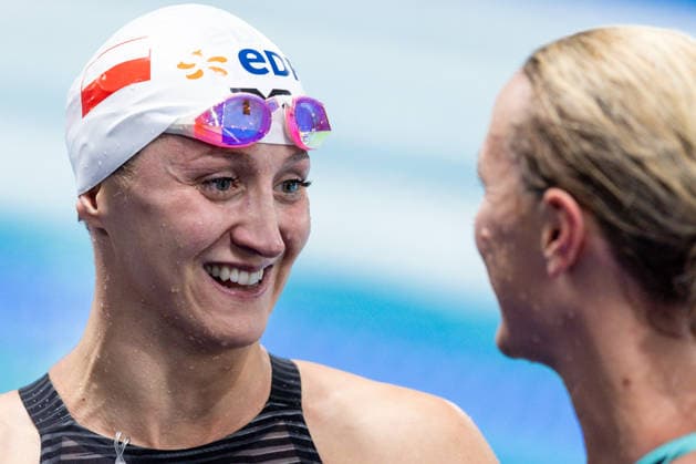 European Aquatics Championships Swimming Day 5 Katarzyna Wasick, Sarah Sjostrom during European Aquatics Championships Swimming Day 5 in Paris, France, on August 15, 2026 Paris France  Copyright: xFotoxOlimpikx originalFilename:jastrzebowski-european260814_npY3A