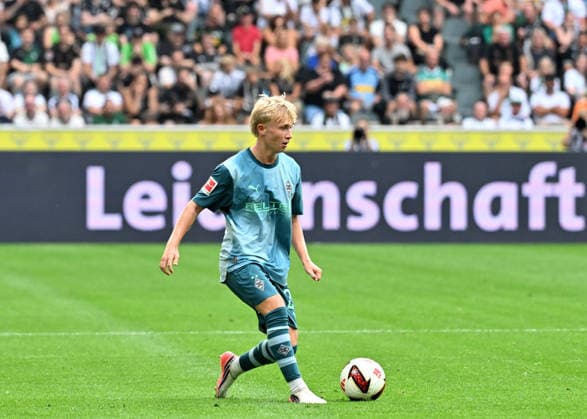 August 15, 2026, Mönchengladbach, Soccer, Men s, 2026–2027 Season, Friendly Match: Borussia Mönchengladbach vs. Aston Villa, Fritz Fleck, Gladbach. DFL regulations prohibit any use of photographs as image sequences and or quasi-video content at Borussia Park, North Rhine-Westphalia, Germany