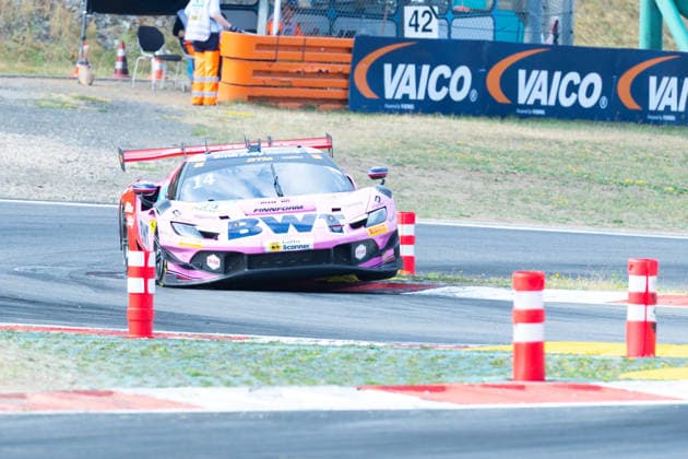 Nürburg, Germany, August 15–16, 2026; 2026 DTM Nürburgring Qualifying; Pictured: Matteo Cairoli (ITA) 14; Nürburgring, Rhineland-Palatinate Copyright: xFotostandx xManfredxStiebertx
