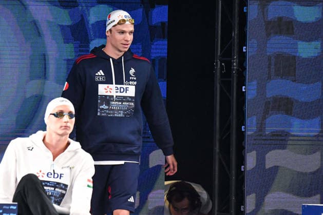 NATATION : Championnat d europe de natation 2026 - PARIS - 15 08 2026 Leon Marchand (FRA) Saint DenisFrance  Copyright: xBaptistexAutissierx