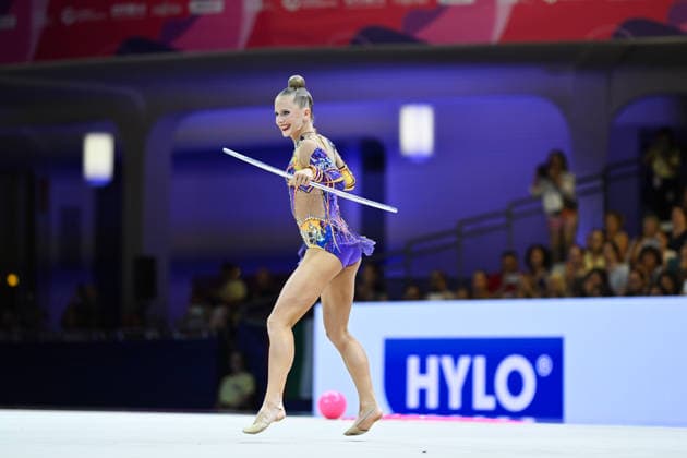Anja Kosan, Germany, Rhythmic Gymnastics World Championships, Group All-Around, August 15, 2026, Rhythmic Gymnastics World Championships, Group All-Around, August 15, 2026, Frankfurt Copyright: xEibner-Pressefoto xHoepnerx EP_PHR