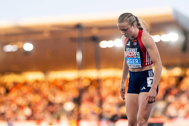 August 15, 2026: Henriette Jaeger of Norway ahead of the women’s 400-meter final during Day 6 of the 2026 European Athletics Championships on August 15, 2026 in Birmingham. Photo by Mathias Bergeld. BILDBYRAN code MB MT1071. track and field, athletics, friidrett, friidrotts EM, 2026 European Athletics Championships, Day 6, BBENG  Copyright: MATHIASxBERGELD BB260815MB104