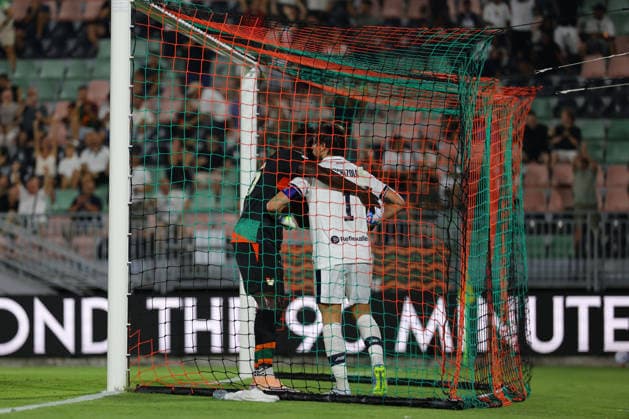 Venezia s Akor Adams during the Frecciarossa Italian Cup 2026 2027 Round of 32 soccer match between Venezia and Modena at Penzo stadium in Venice, Italy - August 15, 2026 - Soccer  Copyright: xMattiaxRadoni LaPressex