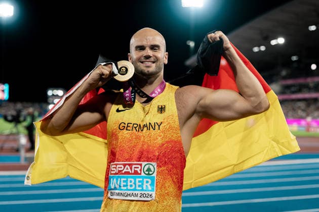 Julian Weber, USC Mainz, Men s Javelin Throw, GBR, Track and Field, Athletics, 2026 European Athletics Championships, 2026 European Track and Field Championships, Birmingham 2026, August 9, 2026, GBR, Track and Field, Athletics, 2026 European Athletics Championships, 2026 European Track and Field Championships, Birmingham 2026, August 9, 2026, Birmingham Copyright: xStefanxMayerx EP_SMR