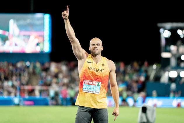 Julian Weber, USC Mainz, Men s Javelin Throw, GBR, Track and Field, Athletics, 2026 European Athletics Championships, 2026 European Track and Field Championships, Birmingham 2026, August 9, 2026, GBR, Track and Field, Athletics, 2026 European Athletics Championships, 2026 European Track and Field Championships, Birmingham 2026, August 9, 2026, Birmingham Copyright: xStefanxMayerx EP_SMR