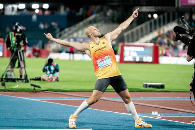 Julian Weber, USC Mainz, Men s Javelin Throw, GBR, Track and Field, Athletics, 2026 European Athletics Championships, 2026 European Track and Field Championships, Birmingham 2026, August 9, 2026, GBR, Track and Field, Athletics, 2026 European Athletics Championships, 2026 European Track and Field Championships, Birmingham 2026, August 9, 2026, Birmingham Copyright: xStefanxMayerx EP_SMR