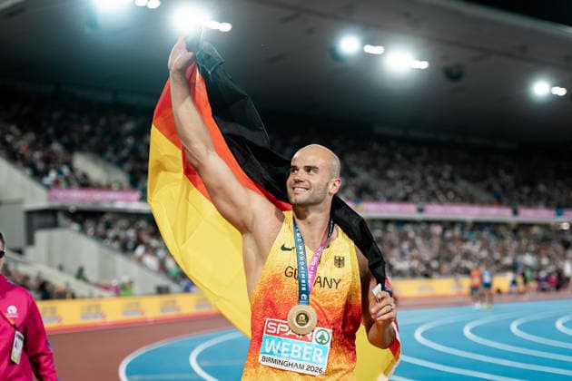 Julian Weber, USC Mainz, Men s Javelin Throw, GBR, Track and Field, Athletics, 2026 European Athletics Championships, 2026 European Track and Field Championships, Birmingham 2026, August 9, 2026, GBR, Track and Field, Athletics, 2026 European Athletics Championships, 2026 European Track and Field Championships, Birmingham 2026, August 9, 2026, Birmingham Copyright: xStefanxMayerx EP_SMR