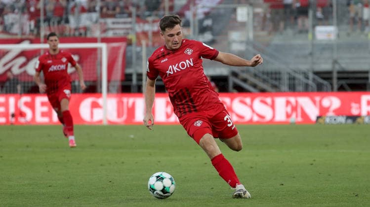 August 14, 2026, xfsx, Men s, Soccer, 2026–2027 Season, 3rd Division, Matchday 2: FC Würzburger Kickers vs. SV Wehen Wiesbaden; from left: Tim Kraus (FC Würzburger Kickers), cutout, single image, action shot, Wuerzburg AKON ARENA, Bavaria, Germany