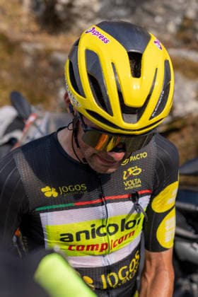 87th Volta A Portugal - 9th Stage Alexis Guerin of France and the Anicolor-Campicarn Cycling Team is seen after winning the 9th stage from Paredes to Mondim de Basto Sra da Graca of the Volta a Portugal 2026 in Fafe, Portugal, on August 15, 2026. Mondim de Basto Braga Portugal  Copyright: xMiguelxLemosx originalFilename:lemos-87thvolt260815_npj6S