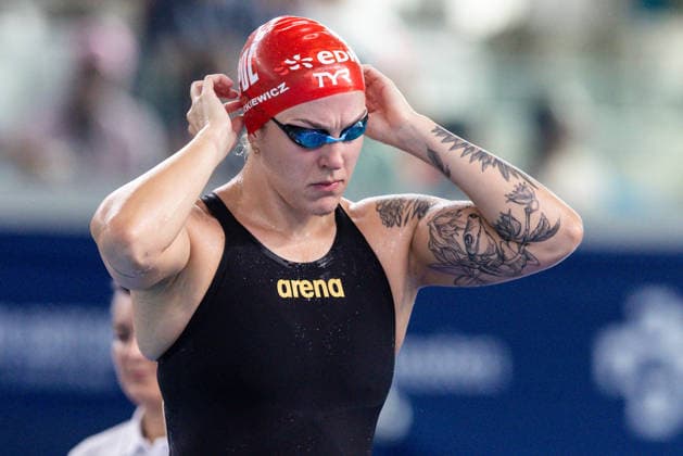European Aquatics Championships Swimming Day 6 Barbara Mazurkiewicz during European Aquatics Championships Swimming Day 6 in Paris, France, on August 15, 2026 Paris France  Copyright: xFotoxOlimpikx originalFilename:jastrzebowski-european260815_npFSO