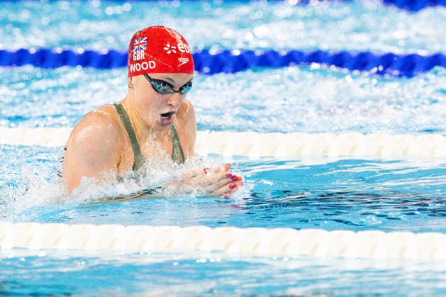 European Aquatics Championships Swimming Day 6 Abbie Wood during European Aquatics Championships Swimming Day 6 in Paris, France, on August 15, 2026 Paris France  Copyright: xFotoxOlimpikx originalFilename:jastrzebowski-european260815_npm1T